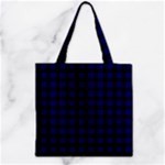 Homes Tartan Zipper Grocery Tote Bag