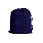 Homes Tartan Drawstring Pouch (L)