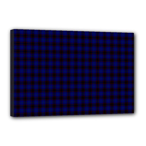 Homes Tartan Canvas 18  x 12  (Stretched) from ArtsNow.com