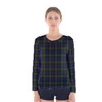 Blackwatch Tartan Women s Long Sleeve T-shirt