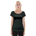 Blackwatch Tartan Women s Cap Sleeve Top