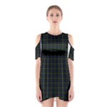 Blackwatch Tartan Women s Cutout Shoulder Dress