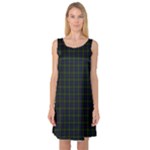 Blackwatch Tartan Sleeveless Satin Nightdress