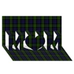 Blackwatch Tartan MOM 3D Greeting Card (8x4)