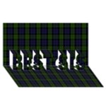 Blackwatch Tartan BEST SIS 3D Greeting Card (8x4)