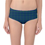 Farquharson Tartan Mid-Waist Bikini Bottoms