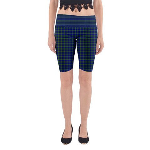 Campbell Tartan Yoga Cropped Leggings from ArtsNow.com