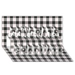 MacPherson Tartan Congrats Graduate 3D Greeting Card (8x4)