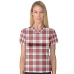 Buchanan Tartan Women s V-Neck Sport Mesh Tee