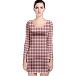 Buchanan Tartan Long Sleeve Bodycon Dress