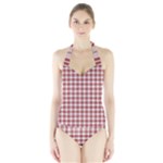 Buchanan Tartan Women s Halter One Piece Swimsuit