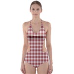 Buchanan Tartan Cut-Out One Piece Swimsuit