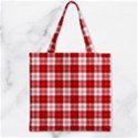 Zipper Grocery Tote Bag 