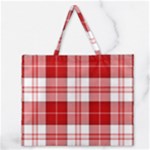 Menzies Tartan Zipper Large Tote Bag