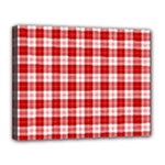 Menzies Tartan Canvas 14  x 11  (Stretched)