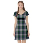 Graham Dress Tartan Short Sleeve Skater Dress