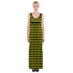 MacLachlan Tartan Maxi Thigh Split Dress