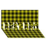 MacLachlan Tartan BEST BRO 3D Greeting Card (8x4)