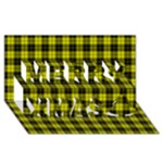 MacLachlan Tartan Merry Xmas 3D Greeting Card (8x4)