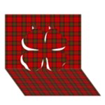 Clan Steward Tartan Clover 3D Greeting Card (7x5)