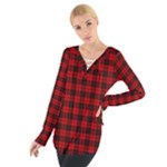 Brodie Tartan Women s Tie Up Tee