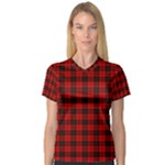 Brodie Tartan Women s V-Neck Sport Mesh Tee