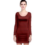 Brodie Tartan Long Sleeve Bodycon Dress