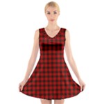 Brodie Tartan V-Neck Sleeveless Dress