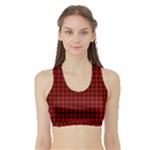 Brodie Tartan Women s Sports Bra with Border