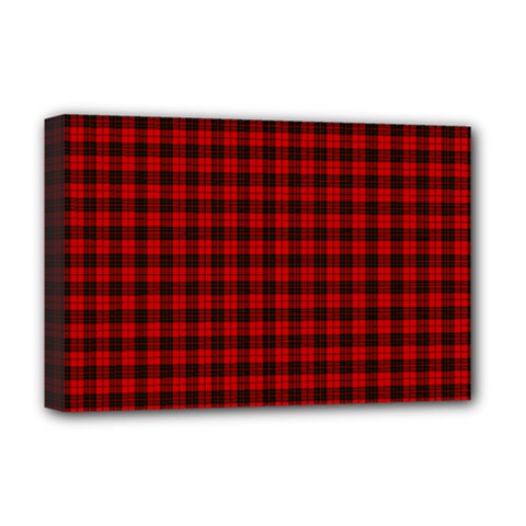 Brodie Tartan Deluxe Canvas 18  x 12  (Stretched) from ArtsNow.com