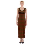 Cameron Tartan Fitted Maxi Dress