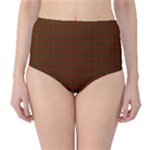 Cameron Tartan High-Waist Bikini Bottoms