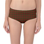 Cameron Tartan Mid-Waist Bikini Bottoms