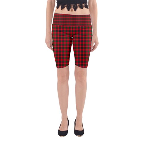 Chisholm Tartan Yoga Cropped Leggings from ArtsNow.com