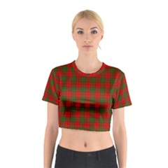 Comyn Tartan Cotton Crop Top from ArtsNow.com