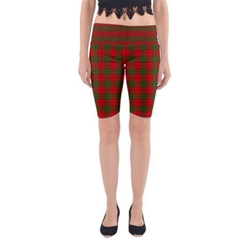 Comyn Tartan Yoga Cropped Leggings from ArtsNow.com