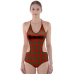 Comyn Tartan Cut-Out One Piece Swimsuit