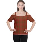 Crawford Tartan Women s Cutout Shoulder Tee