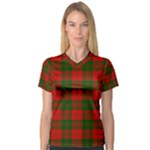 Drummond Tartan Women s V-Neck Sport Mesh Tee