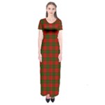 Drummond Tartan Short Sleeve Maxi Dress