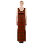 Dunbar Tartan Maxi Thigh Split Dress