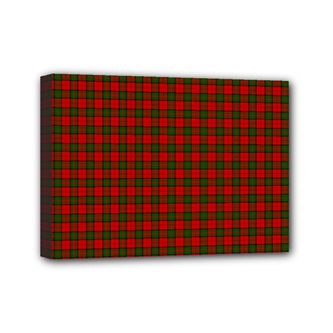 Dunbar Tartan Mini Canvas 7  x 5  (Stretched) from ArtsNow.com