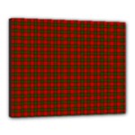 Dunbar Tartan Canvas 20  x 16  (Stretched)