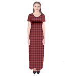 Fraser Tartan Short Sleeve Maxi Dress