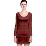 Grant Tartan Long Sleeve Bodycon Dress