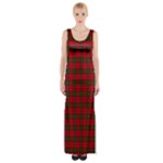 Grant Tartan Maxi Thigh Split Dress