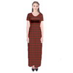 MacDuff Tartan Short Sleeve Maxi Dress