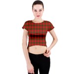 MacQuarrie Tartan Crew Neck Crop Top