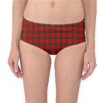 MacQuarrie Tartan Mid-Waist Bikini Bottoms