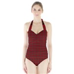 MacQueen Tartan Women s Halter One Piece Swimsuit